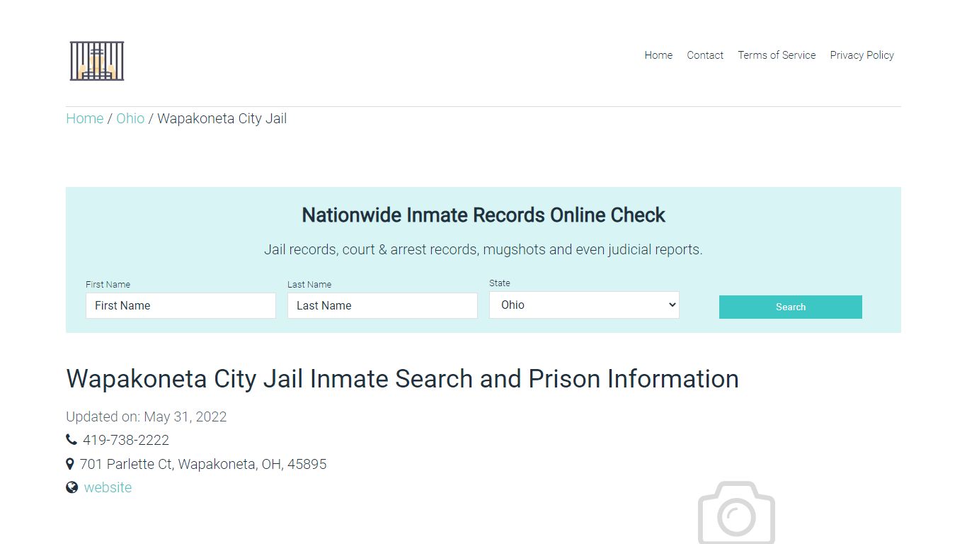 Wapakoneta City Jail Inmate Search, Visitation, Phone no ...